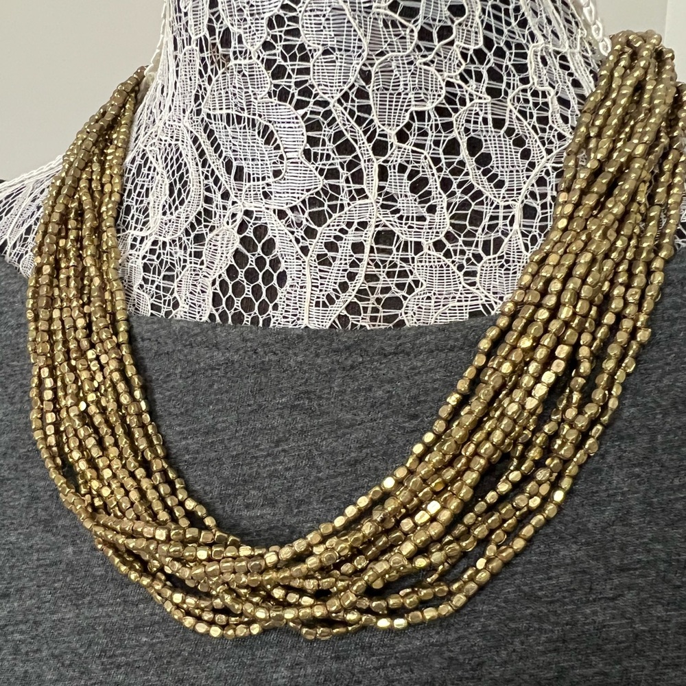 Necklace & Bracelet Set | Gold